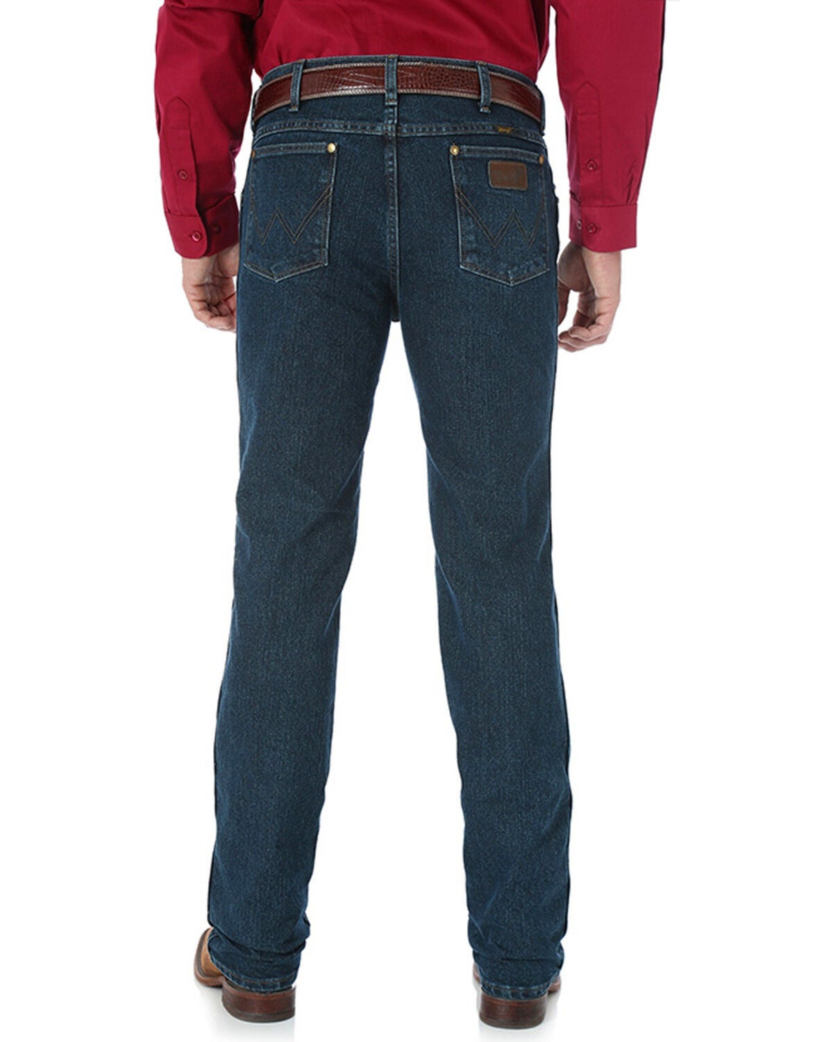 Wrangler Men's Premium Performance Advanced Comfort Cowboy Cut Slim Fit Jeans - Long, Indigo, hi-res