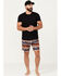 Image #1 - CINCH MEN'S MULTI-COLORED FLORAL DRAWCORD BOARD SHORTS, Purple, hi-res