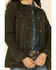 STS Ranchwear Women's Jolene Canvas Sherpa Jacket , Olive, hi-res