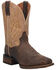Dan Post Men's Garrison Western Performance Boots - Broad Square Toe, Brown, hi-res