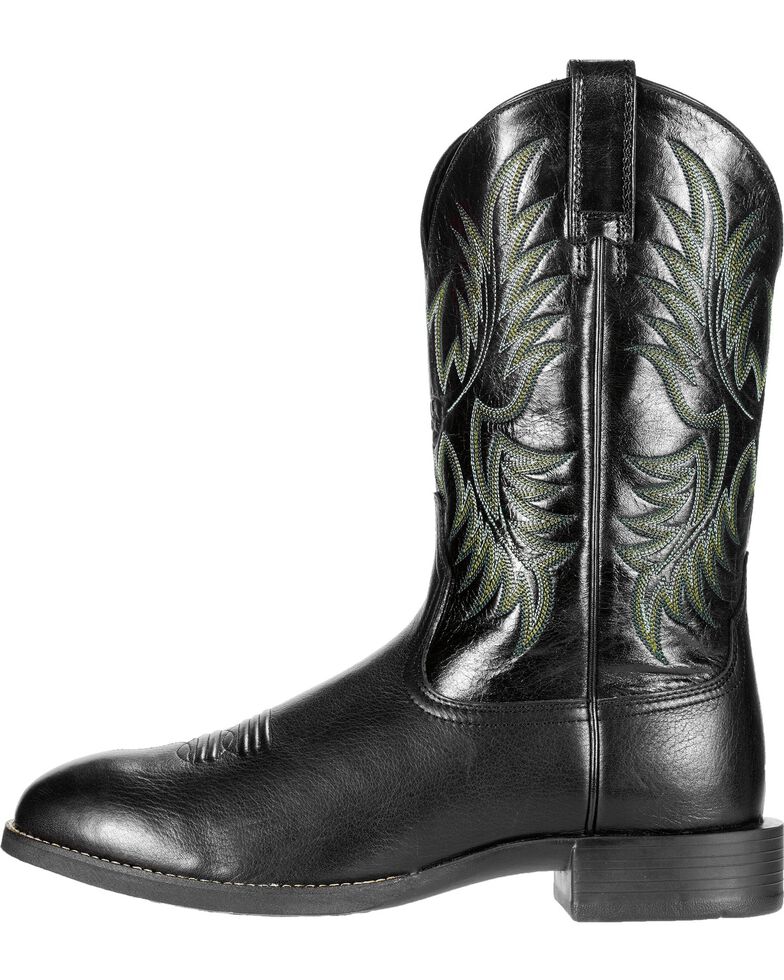 ariat men's black boots