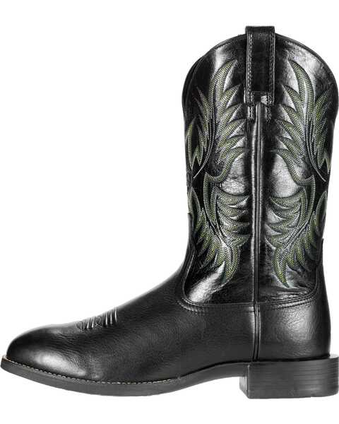 Image #5 - Ariat Men's Heritage Stockman Cowboy Boots - Round Toe, , hi-res