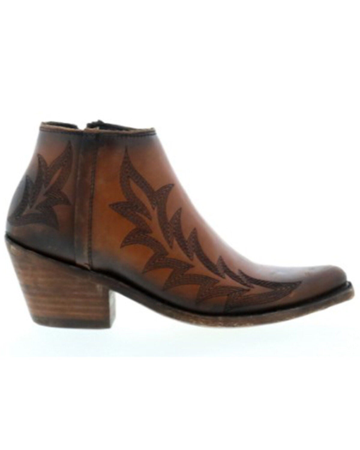 Liberty Black Women's Fashion Booties - Snip Toe, Brown, hi-res