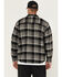 Image #4 - Thorogood Men's Merrill Heavyweight Plaid Print Berber Lined Shirt Jacket, Black, hi-res
