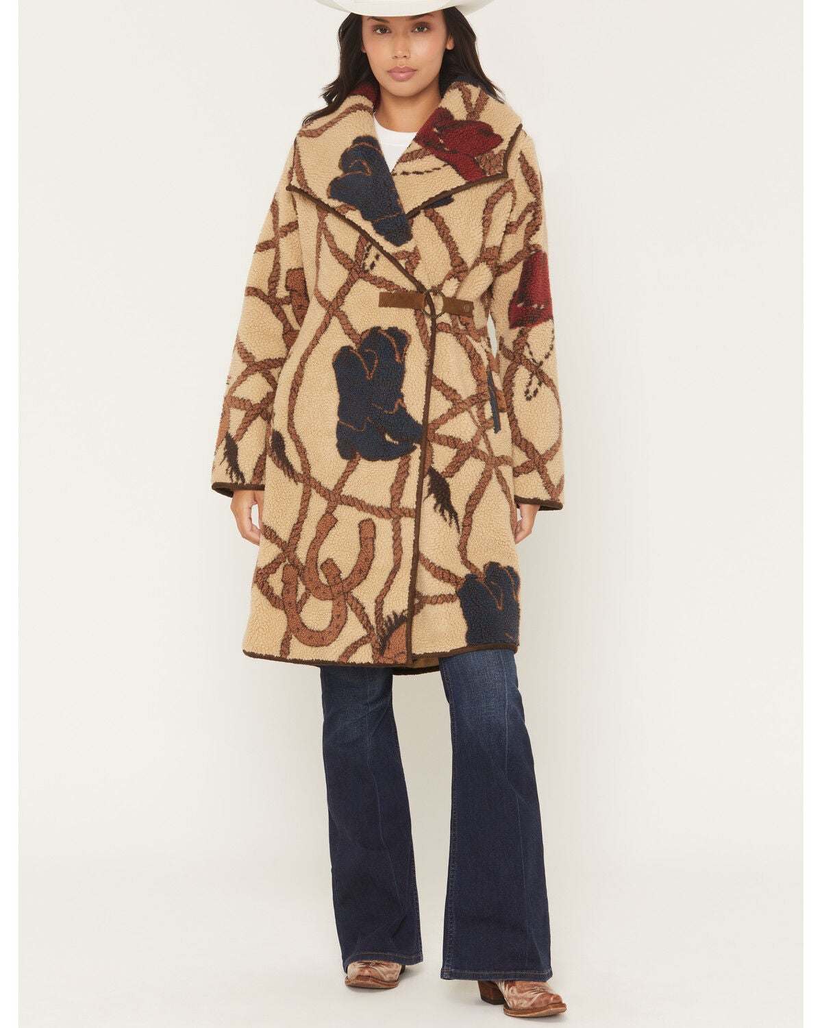 Tasha Polizzi Women's Hathaway Coat, Khaki, hi-res