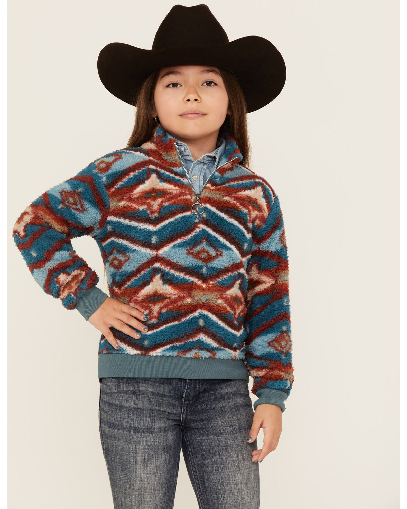 Sherpa pullover dillards discount
