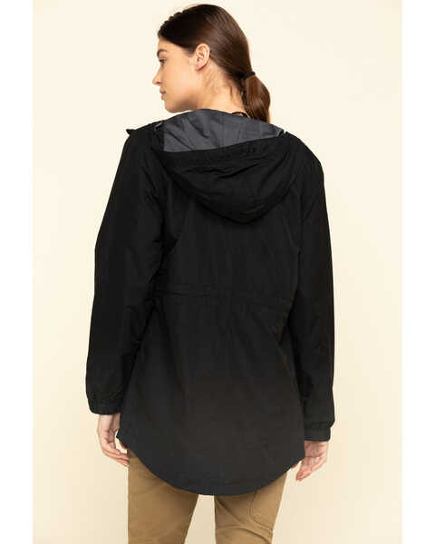 Image #2 - Carhartt Women's Black Rain Defender Nylon Coat  , , hi-res