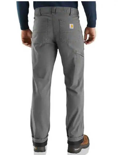 Image #2 - Carhartt Men's Rugged Flex Rigby Knit Lined Dungarees , Charcoal, hi-res