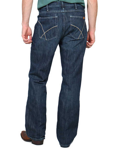 Wrangler 20X Men's Flame Resistant Vintage Boot Cut Jeans, Denim, hi-res