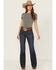 Image #1 - Ariat Women's Rascal Trouser Jeans, Blue, hi-res