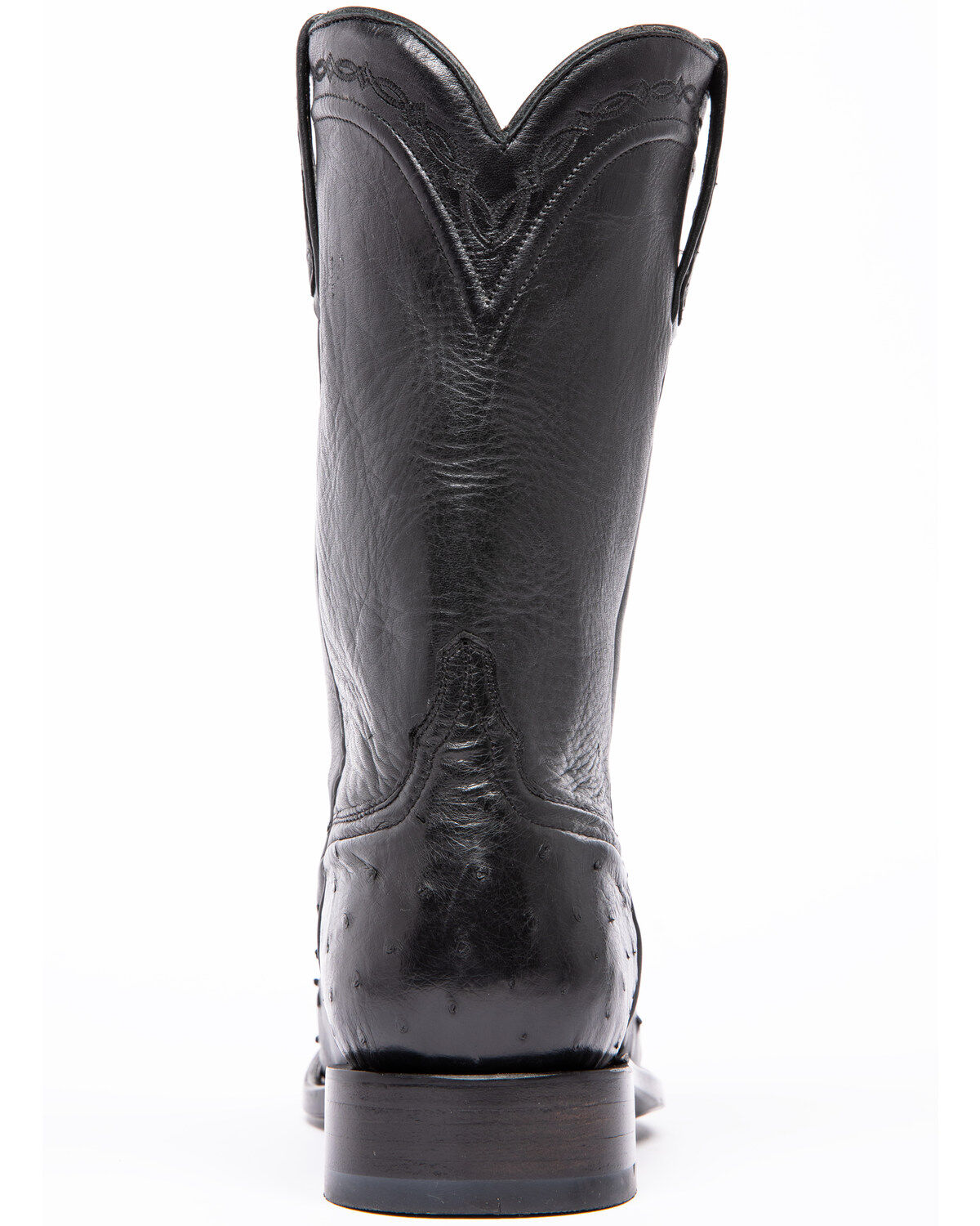 Image #6 - Cody James Men's Black Full Quill Ostrich Western Boots - Round Toe, , hi-res