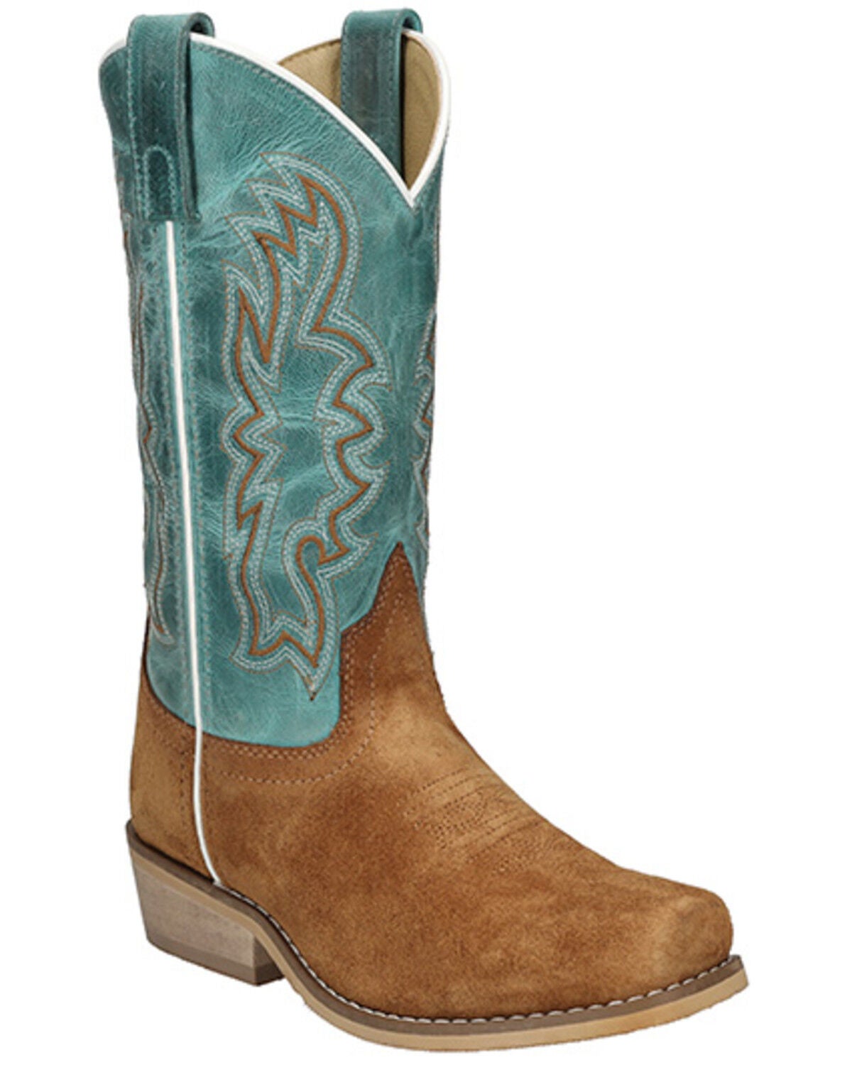 Smoky Mountain Boys' Whichita Western Boots - Square Toe, Brown, hi-res