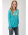 Image #1 - Roper Women's Eagle Graphic Long Sleeve Top, , hi-res