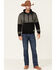 HOOey Men's Gray & Black Tech Fleece Zip-Front Jacket , Grey, hi-res