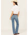 Image #1 - Ariat Women's Naz Medium Wash Perfect Rise Bootcut Stretch Denim Jeans, Medium Wash, hi-res