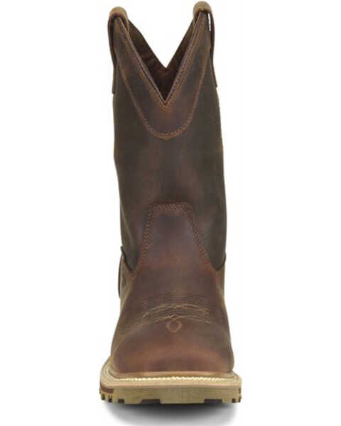 Image #4 - Carolina Men's Girder Western Work Boots - Composite Toe, Brown, hi-res