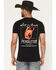 Image #1 - Pendleton Men's Whisky Let'er Buck Short Sleeve Graphic T-Shirt, Black, hi-res