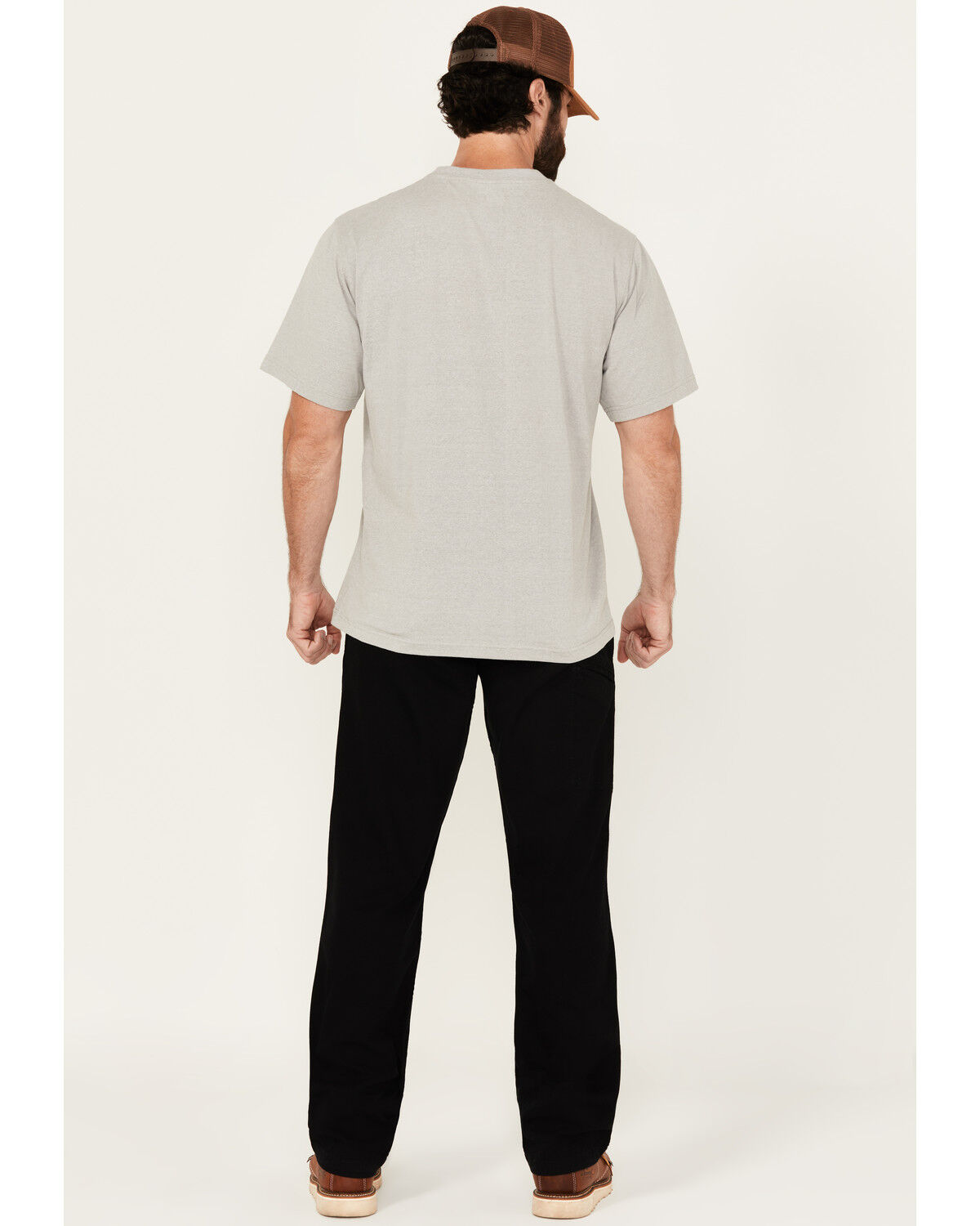 Image #3 - Carhartt Men's Black Rugged Flex Rigby Dungaree Work Pants, Black, hi-res