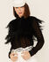Any Old Iron Women's Beaded Fringe Shirt, Black, hi-res