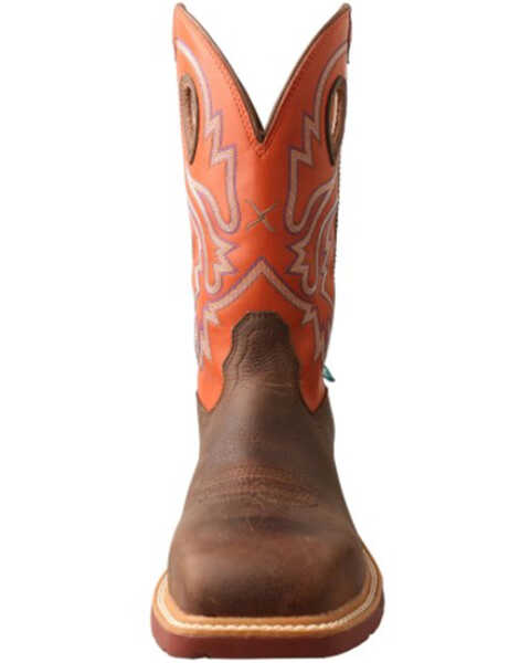 Image #4 - Twisted X Men's Waterproof Western Work Boot - Nano Composite Toe , Brown, hi-res