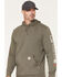 Image #2 - Carhartt Men's FR Force&reg; Marquette Logo Hooded Sweatshirt, Grey, hi-res