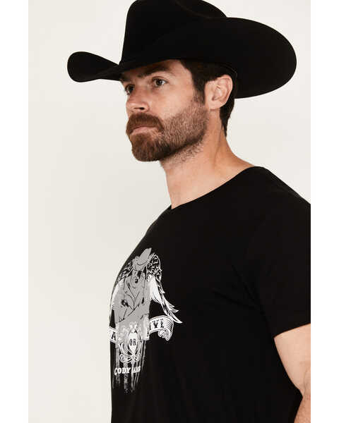 Image #2 - Cody James Men's Dead Or Alive Short Sleeve Graphic T-Shirt, Black, hi-res
