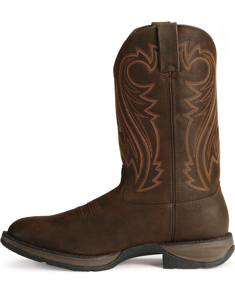 mens round toe boots