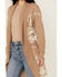Image #3 - Panhandle Women's Paisley Rose Cardigan, Beige, hi-res