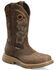 Double-H Men's Carlos Waterproof Western Work Boots - Composite Toe, Tan, hi-res