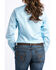 Image #3 - Cinch Women's Light Blue Stripe Long Sleeve Button Down Western Core Shirt, Light Blue, hi-res