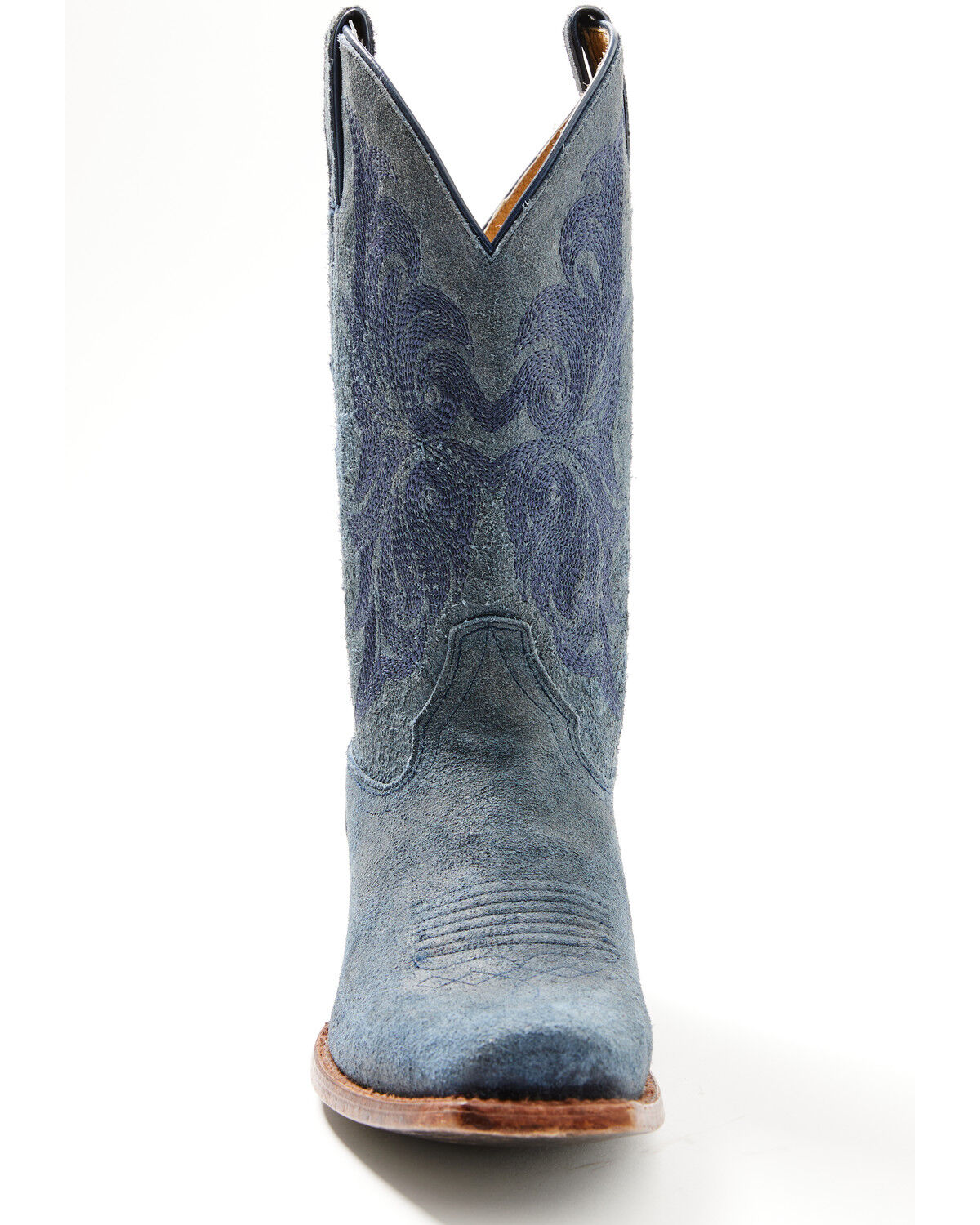 Image #4 - Moonshine Spirit Men's Gunsmoke Western Boots - Square Toe, Blue, hi-res