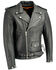 Image #2 - Milwaukee Leather Men's Classic Side Lace Concealed Carry Motorcycle Jacket - 4X, Black, hi-res