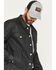 Image #2 - Moonshine Spirit Men's Coated Denim Jacket, Black, hi-res