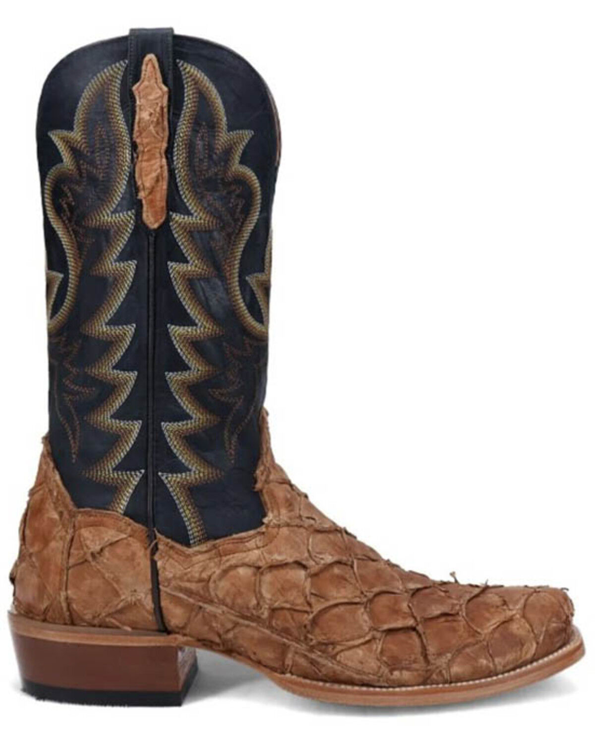 Product Name:  Dan Post Men's Araprima Exotic Pirarucu Western Boots - Square Toe