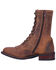 Image #3 - Laredo Women's Sara Rose Lace-Up Western Boots - Round Toe, Tan, hi-res