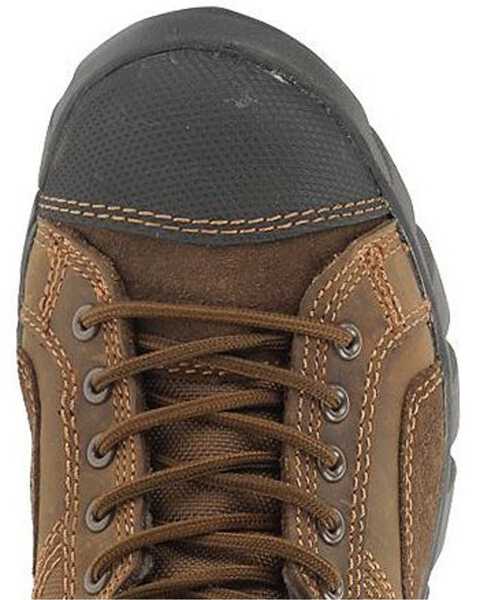 Image #2 - Caterpillar Argon Lace-Up Work Shoes - Composite Toe, Dark Brown, hi-res