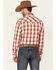Image #4 - Wrangler 20X Men's Advanced Comfort Large Plaid Print Long Sleeve Snap Western Shirt, , hi-res