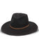 Nikki Beach Women's Electra Wool Felt Western Hat , Black, hi-res