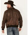 Image #4 - Cody James Men's Button-Down Bomber Jacket, Brown, hi-res