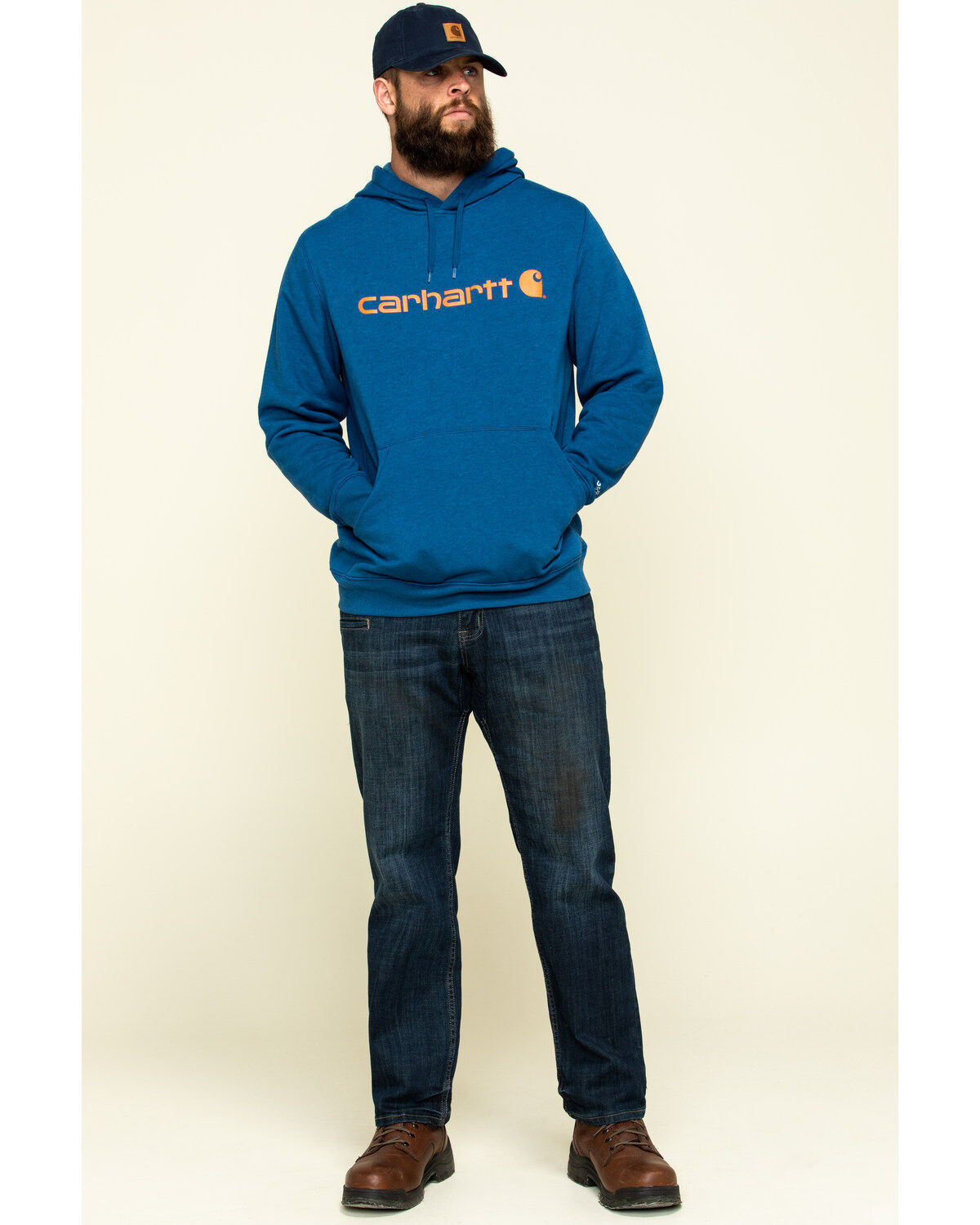 Carhartt men's force hotsell delmont graphic hooded sweatshirt
