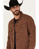 Image #2 - Levi's Men's Relaxed Fit Trucker Jacket, Medium Brown, hi-res