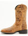 Image #3 - Cody James Men's Ace Performance Western Boots - Broad Square Toe , Brown, hi-res