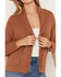 Image #3 - Idyllwind Women's Hicks Studded Fringe Button-Down Midi Cardigan, Bark, hi-res