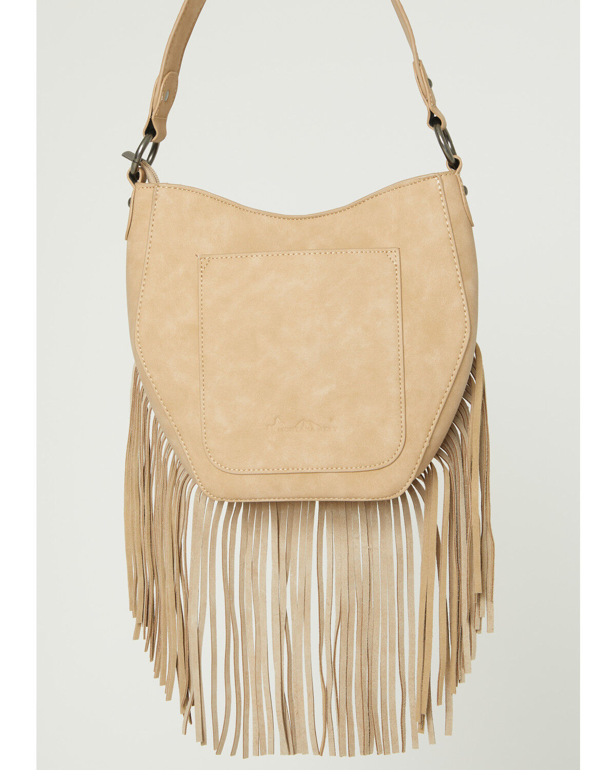 Image #3 - Montana West Women's Tooled Fringe Hobo Shoulder Bag, Tan, hi-res