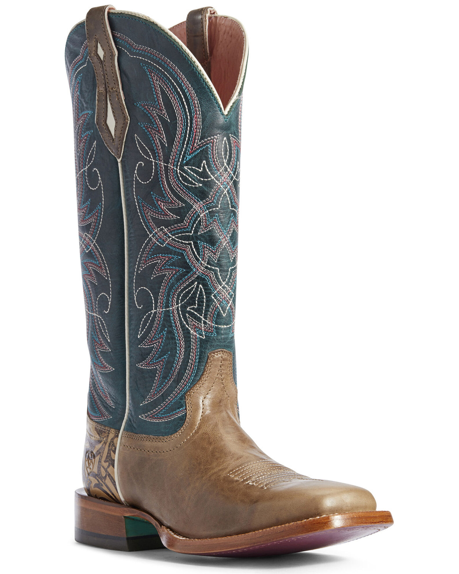 Wide square toe deals boots womens