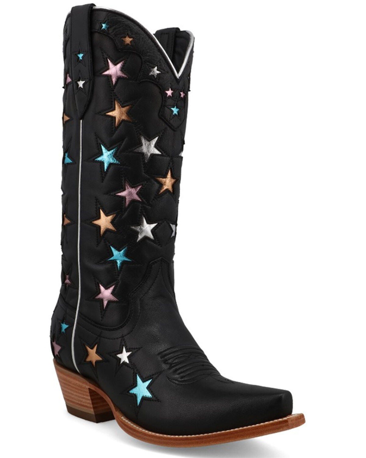 Black Star Women's Houston Western Boots - Snip Toe, Multi, hi-res
