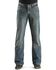Cinch Men's Carter Relaxed Fit Boot Cut Jeans, Med Stone, hi-res