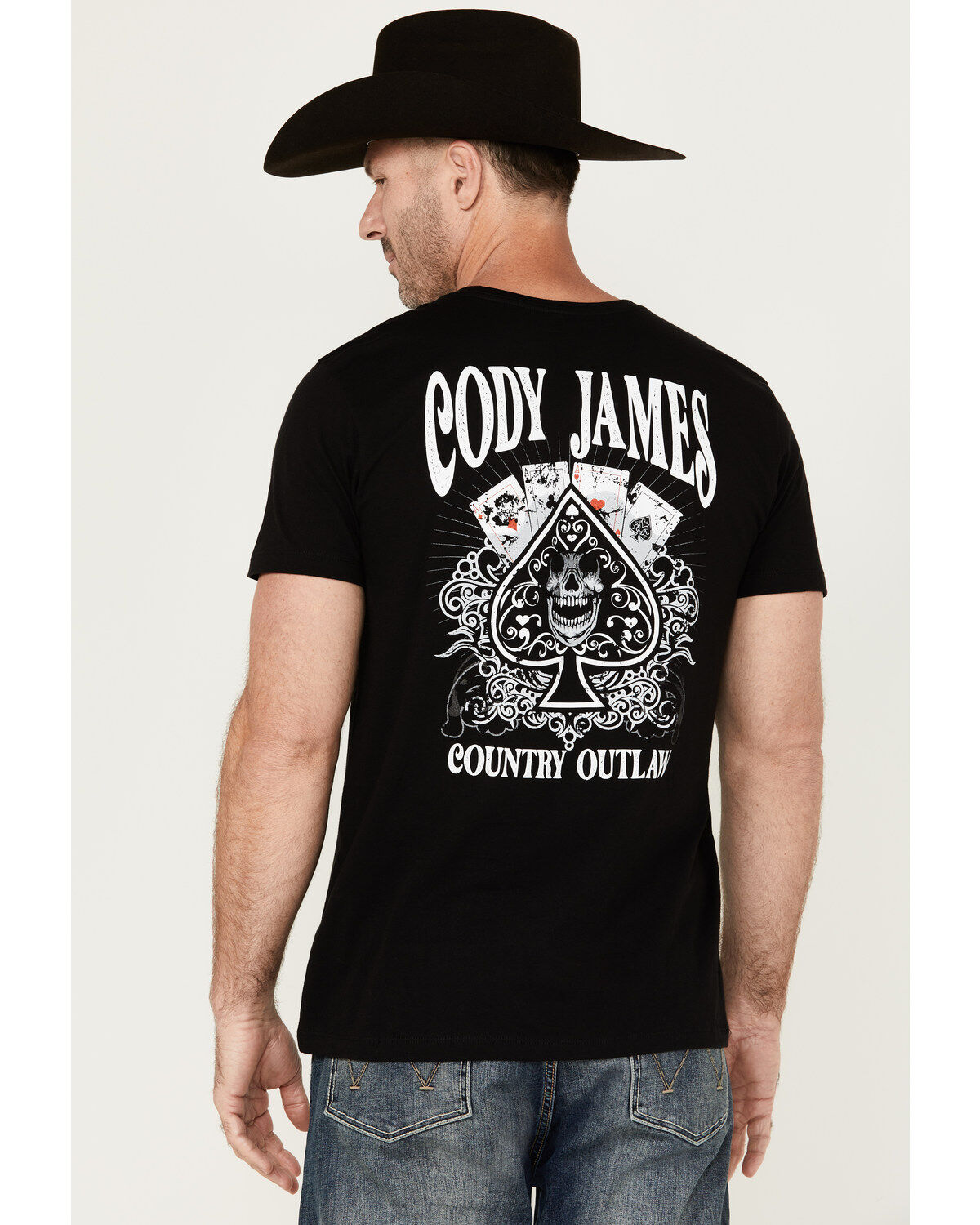 Image #1 - Cody James Men's Four Aces Short Sleeve Graphic T-Shirt, , hi-res