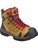 Image #2 - Avenger Women's 6" Lace Up Steel Toe Work Boots, Brown, hi-res