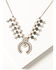 Image #1 - Shyanne Women's Prism Skies Rose Quartz Squash Blossom Necklace, Silver, hi-res